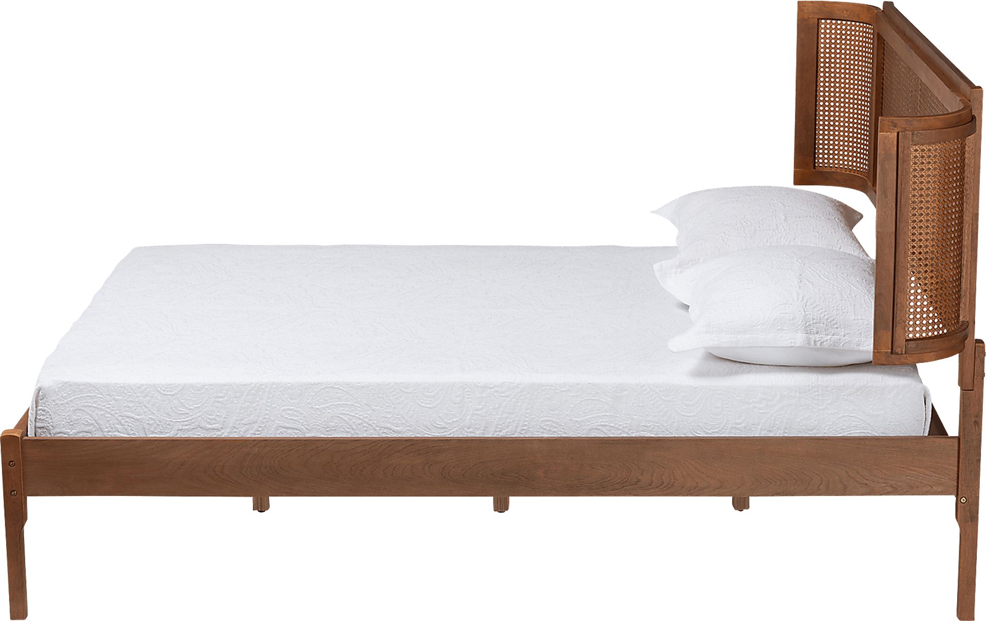 Mayme Brown Queen Platform Bed - Image 4