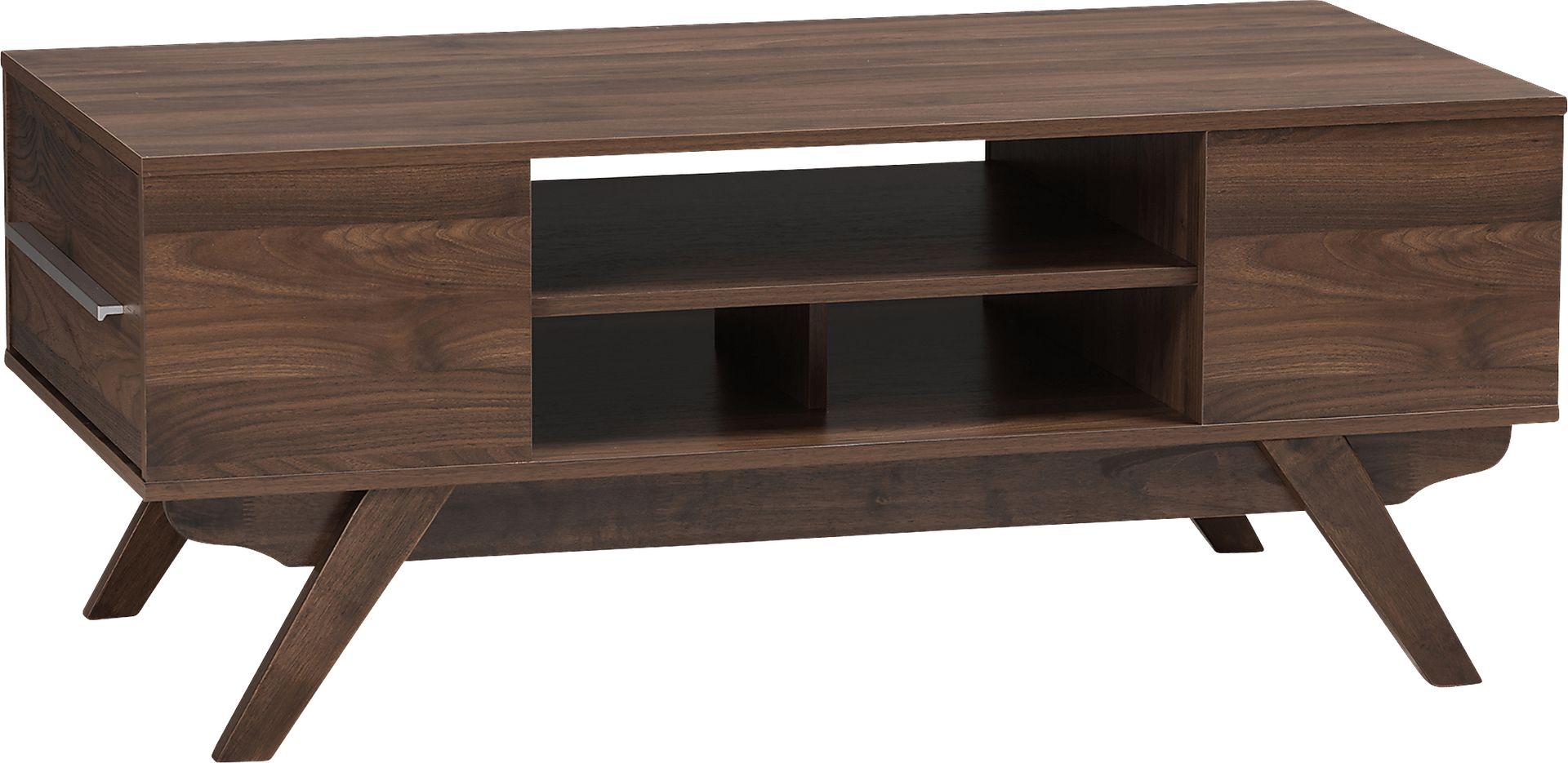 Maymie Walnut Cocktail Table - Image 1
