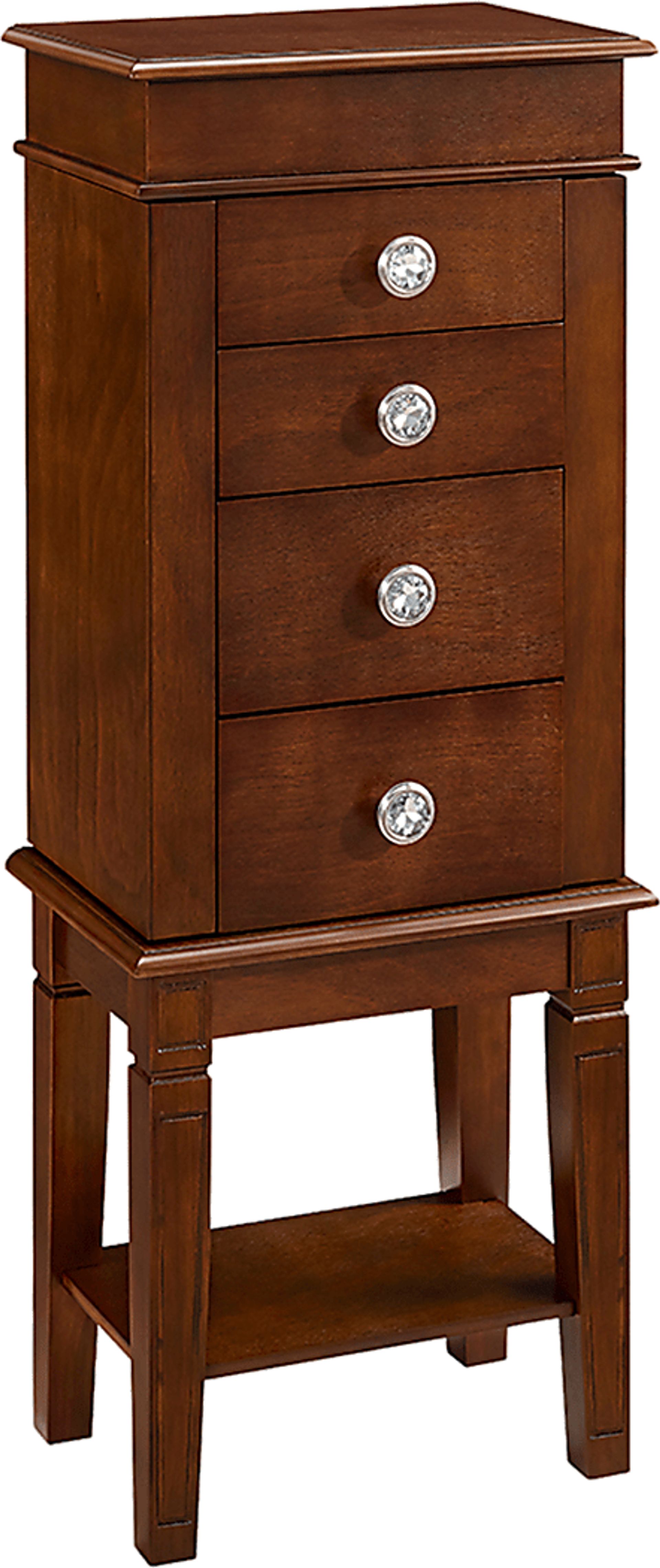 Maypark Walnut Jewelry Armoire - Image 1