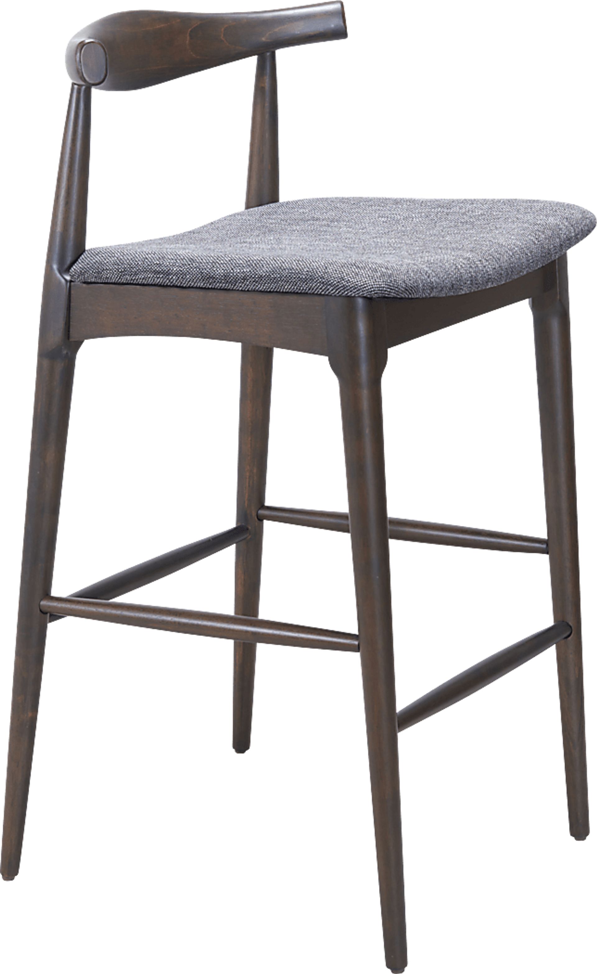Mayra Gray Bar Stool, Set of 2 - Image 4