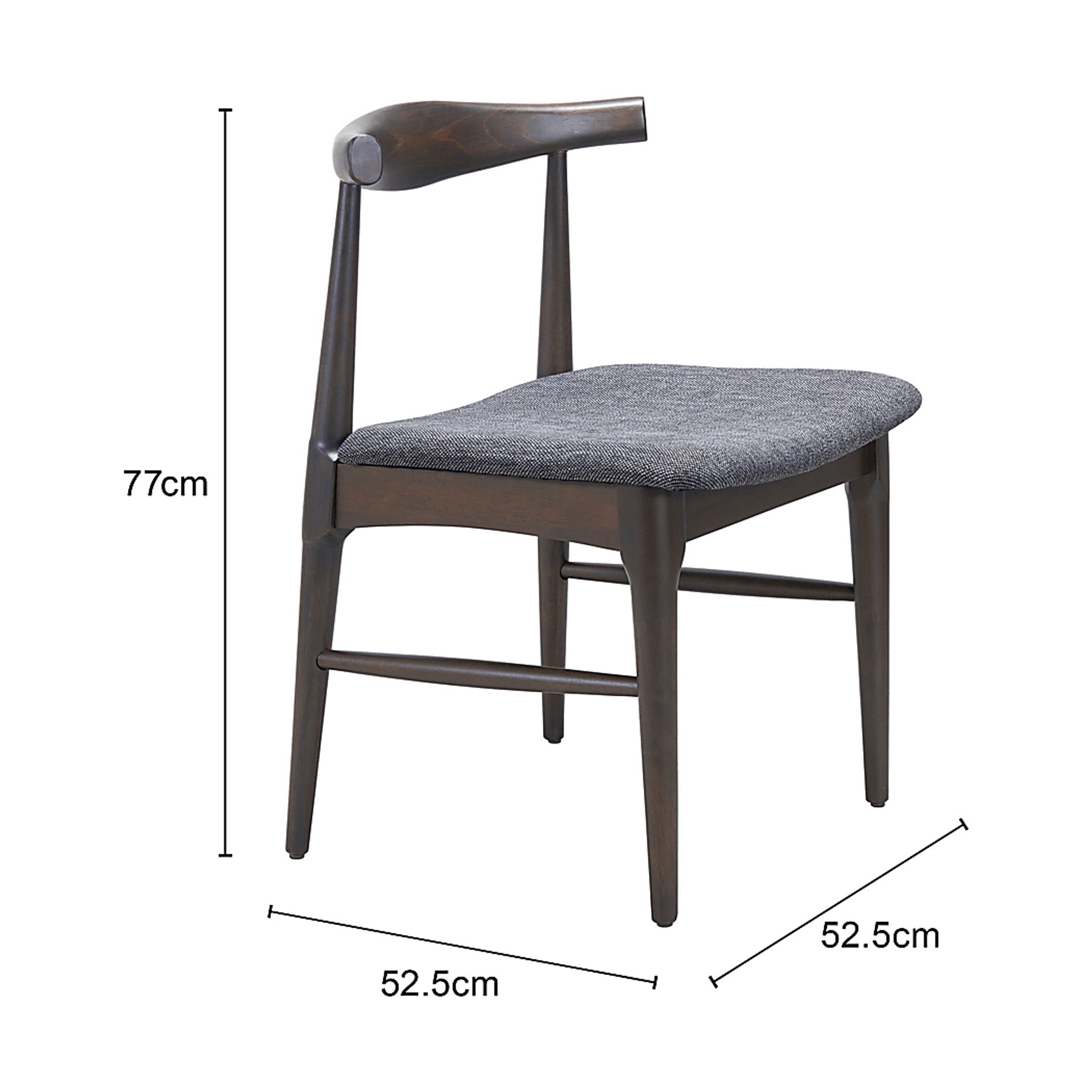 Mayra Gray Dining Chair, Set of 2 - Image 3