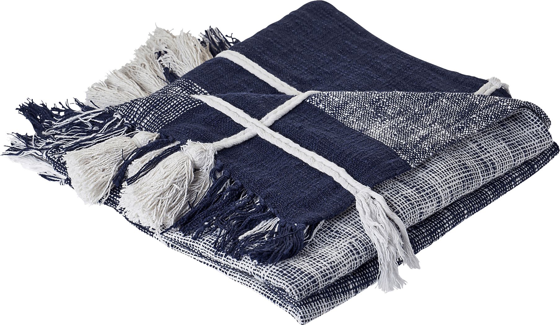 Mayrich Navy Throw Blanket - Thumbnail 2
