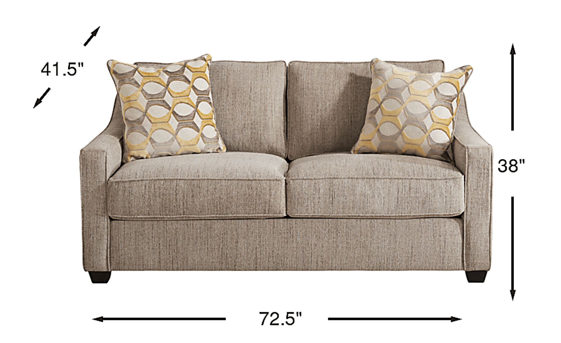 Dimension Image. Please refer to the Dimension Tab on this page for dimension details.