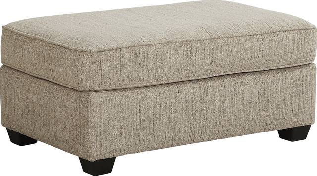 Maywell Court Brown Ottoman - Thumbnail - Image 1