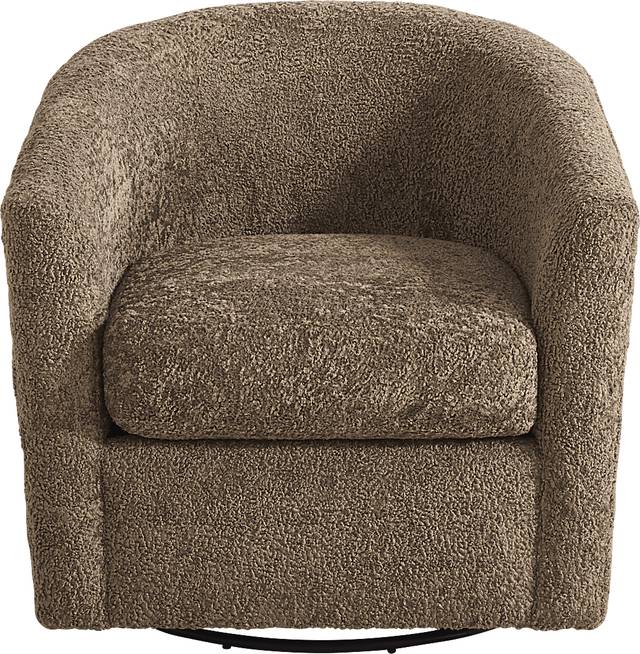 Maywell Court Brown Swivel Chair - Thumbnail - Image 2