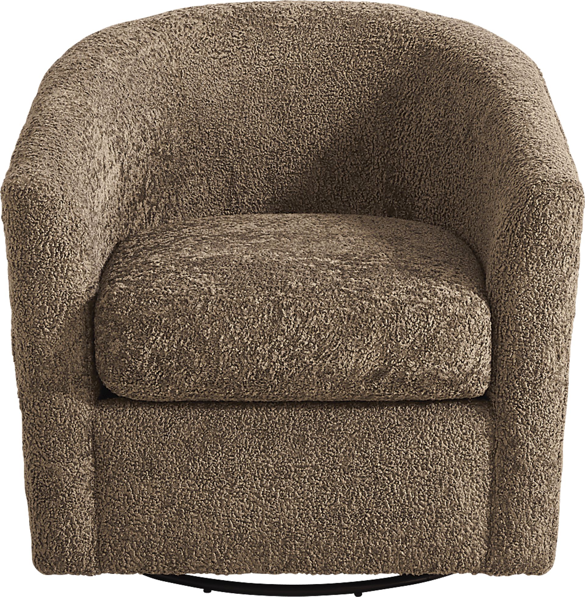 Maywell Court Brown Swivel Chair - Image 2