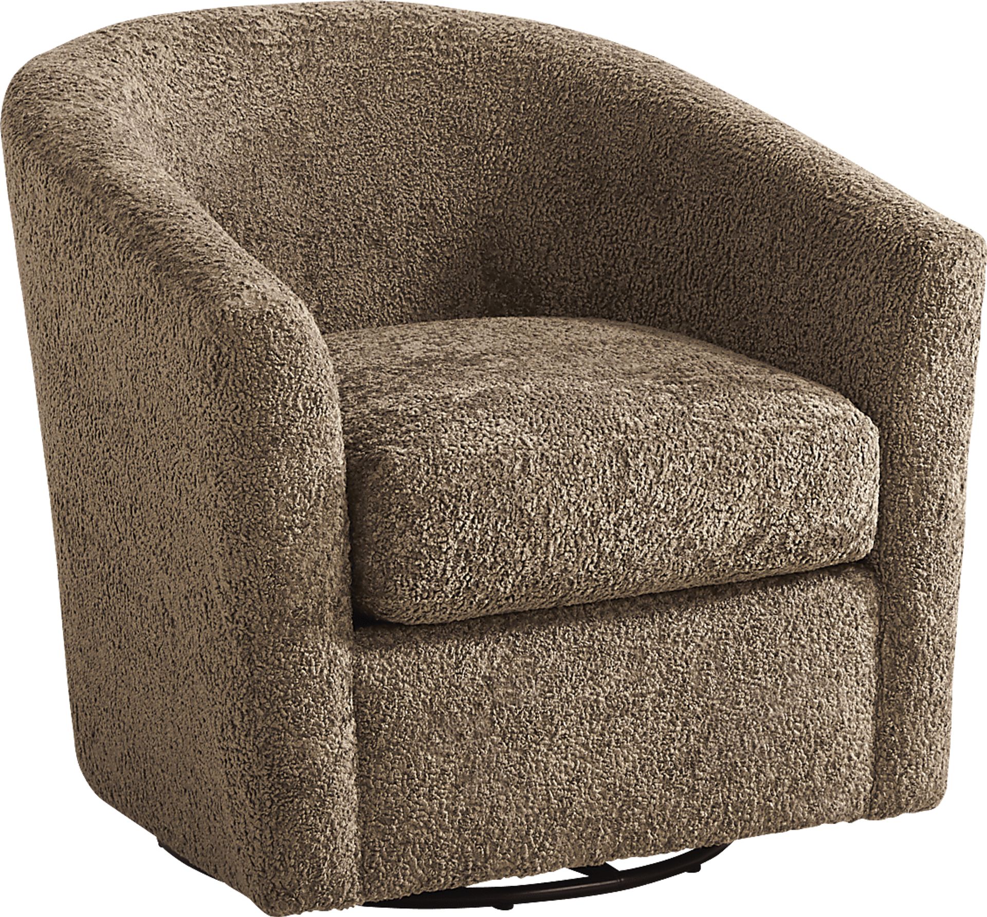 Maywell Court Brown Swivel Chair - Image 1