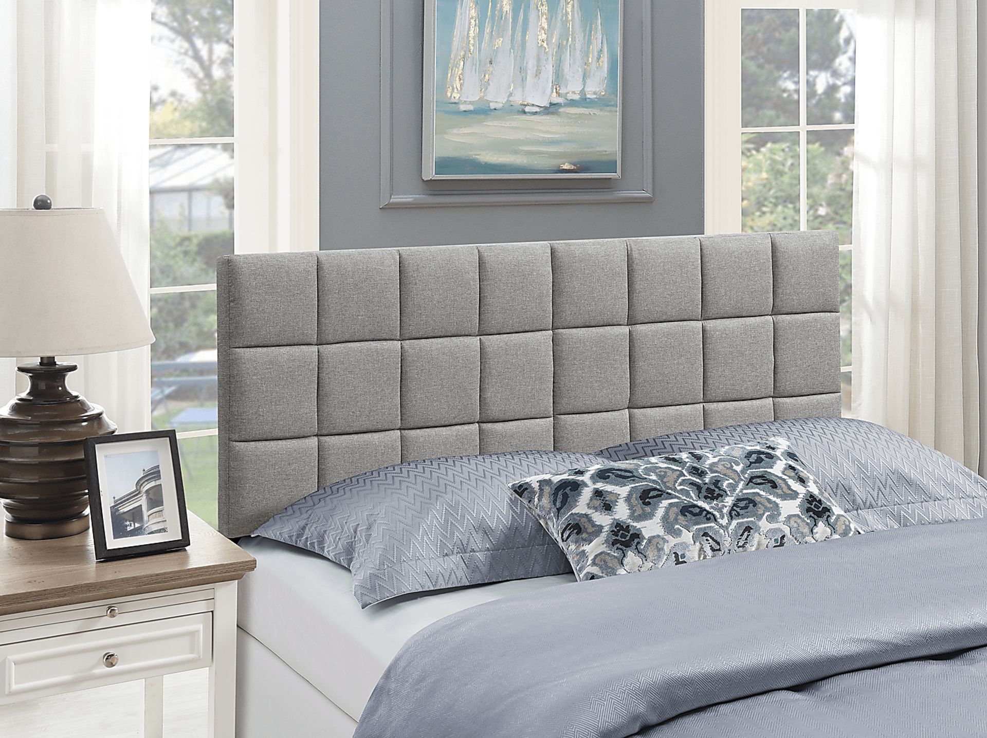 Mazant Polyester Fabric Headboard | Rooms to Go