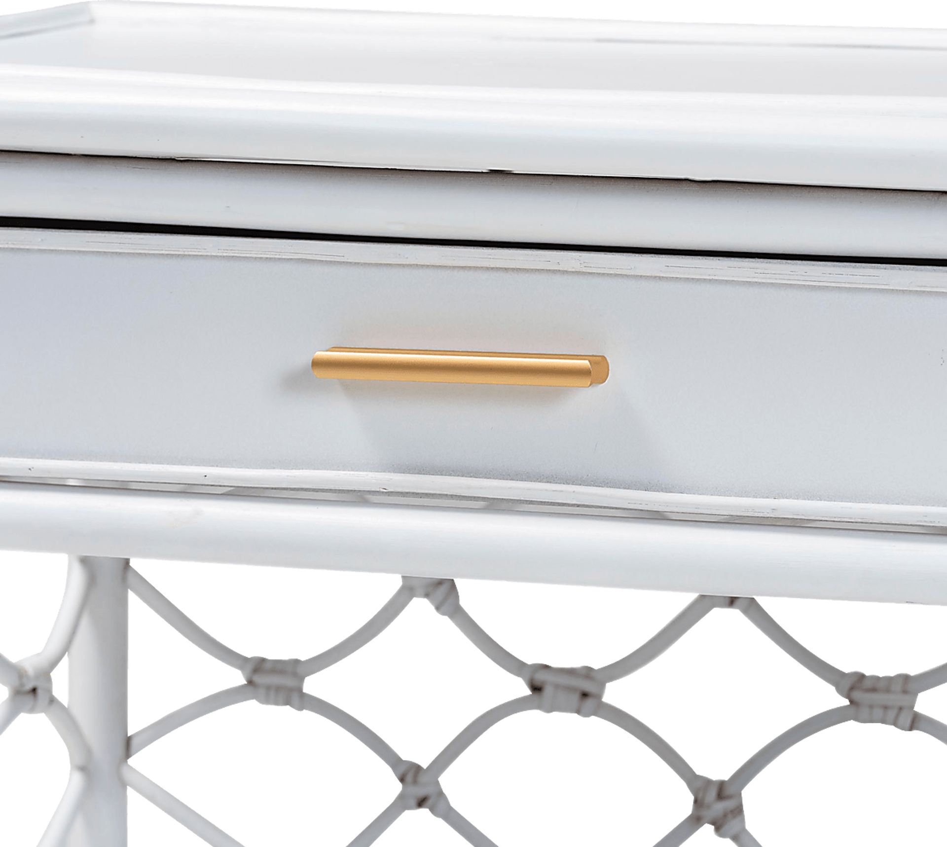 Mazefly White Nightstand - Image 5