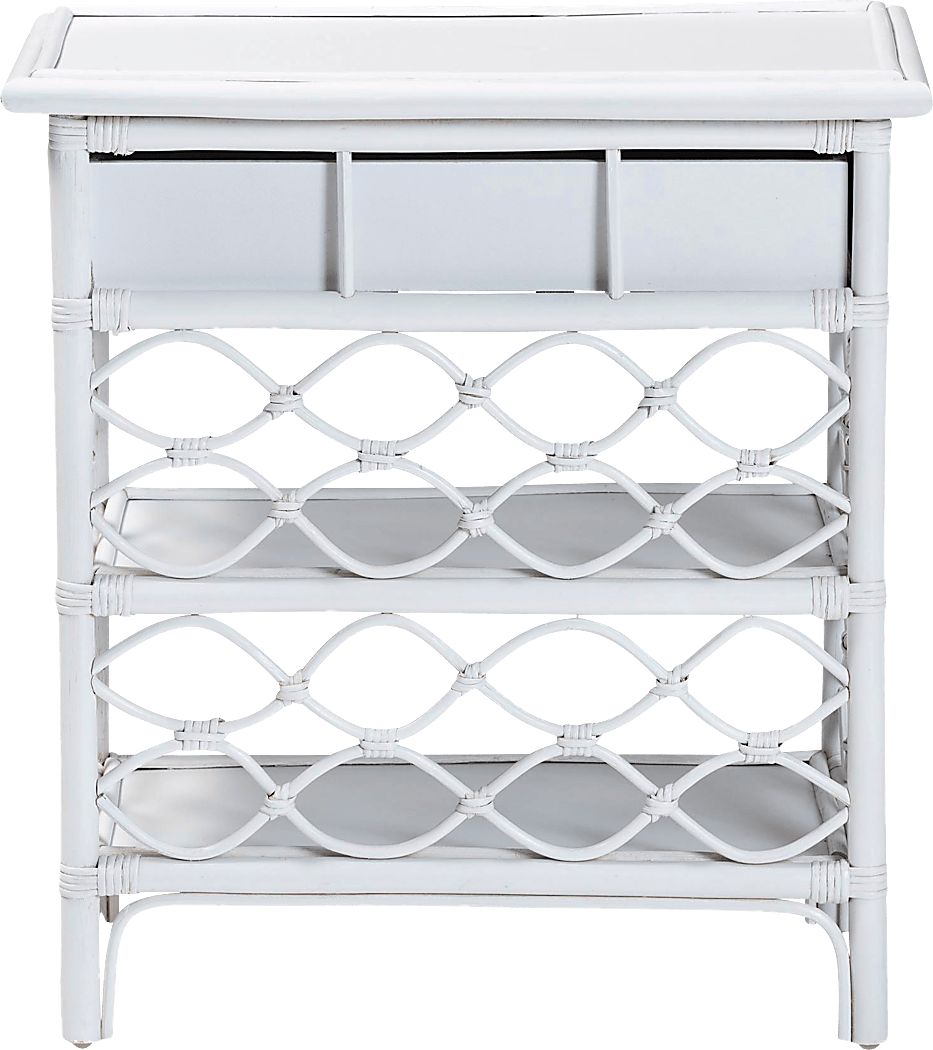 Mazefly White Nightstand - Thumbnail 5