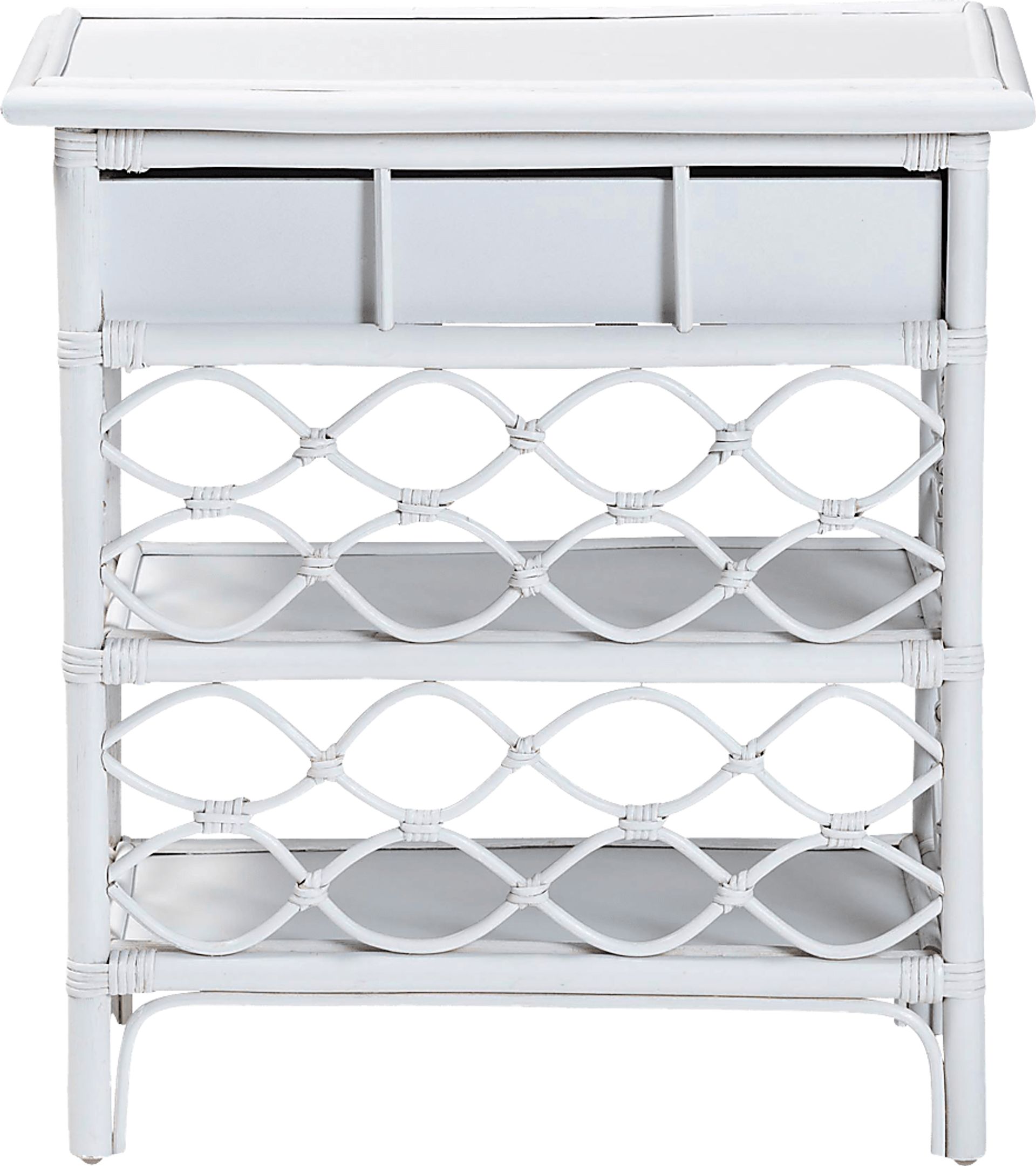 Mazefly White Nightstand - Image 9