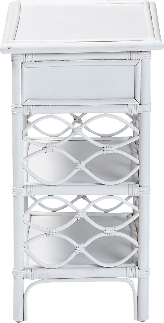 Mazefly White Nightstand - Thumbnail 4