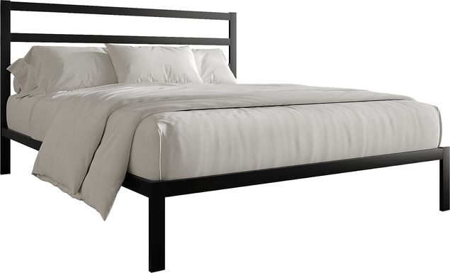 Mazefruit Black Twin Bed