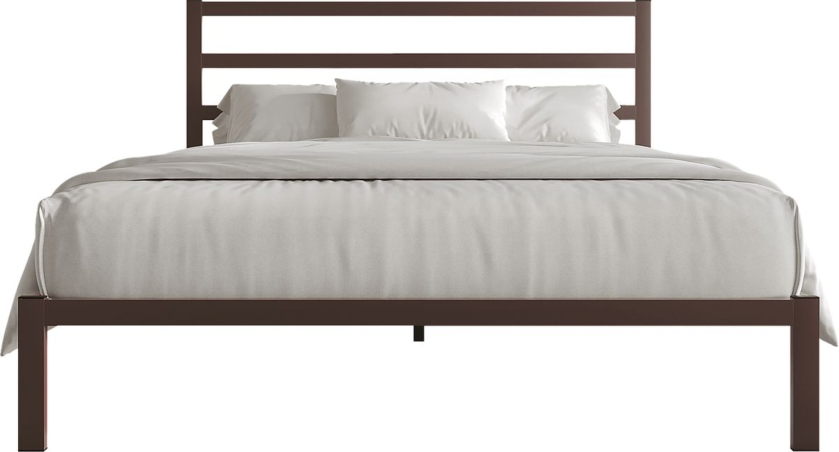 Mazefruit Brown Dark Wood Full Bed | Rooms to Go