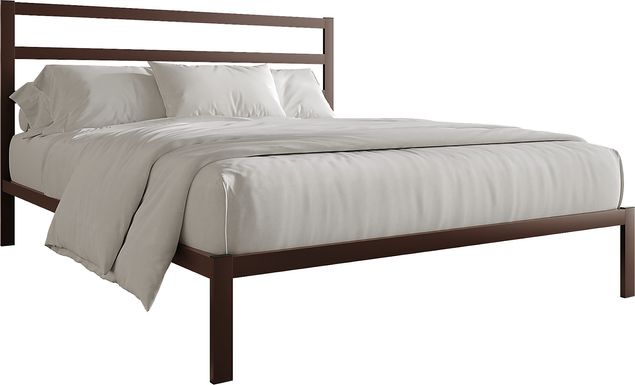 Mazefruit Brown King Bed