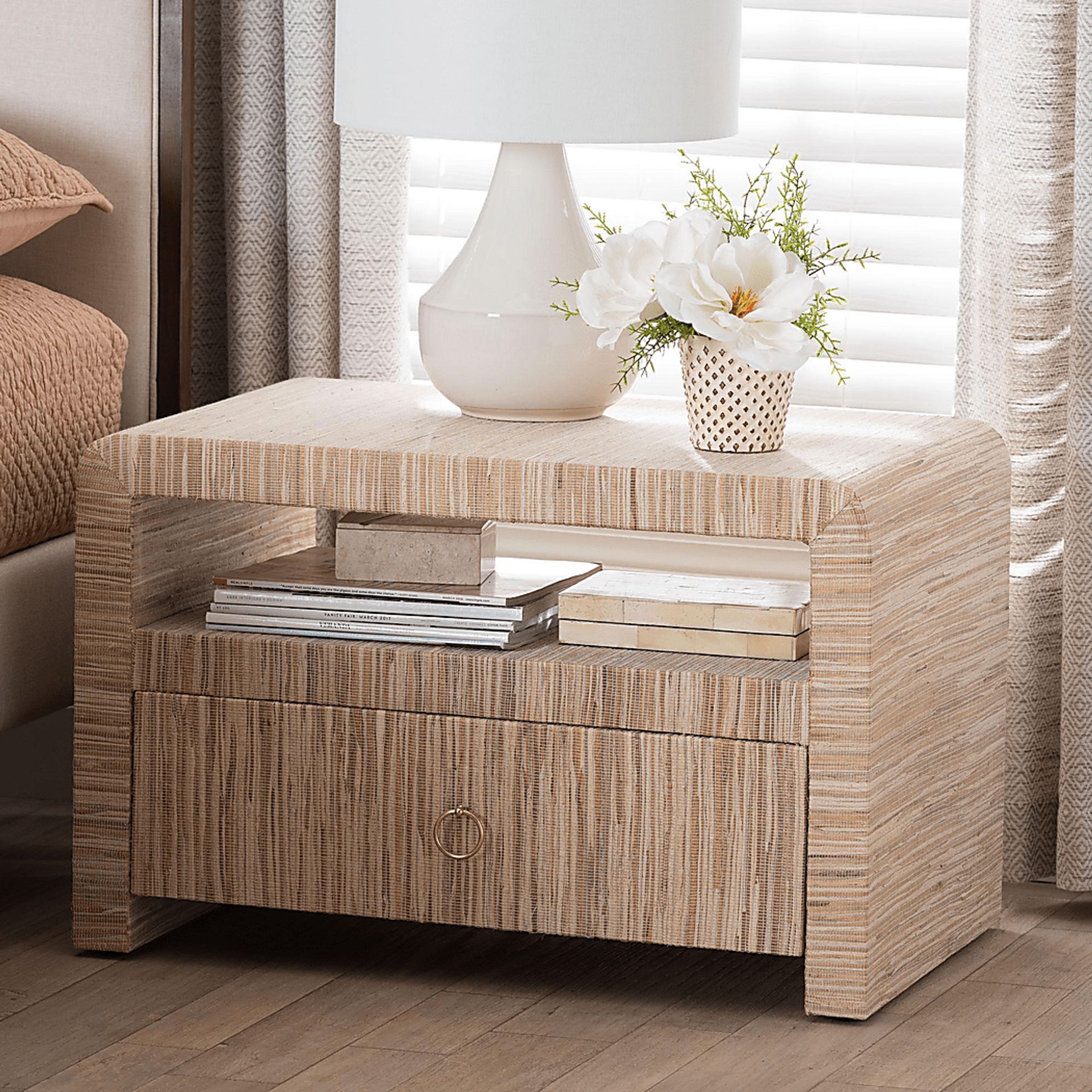 Mazehive Light Brown Nightstand - Image 3