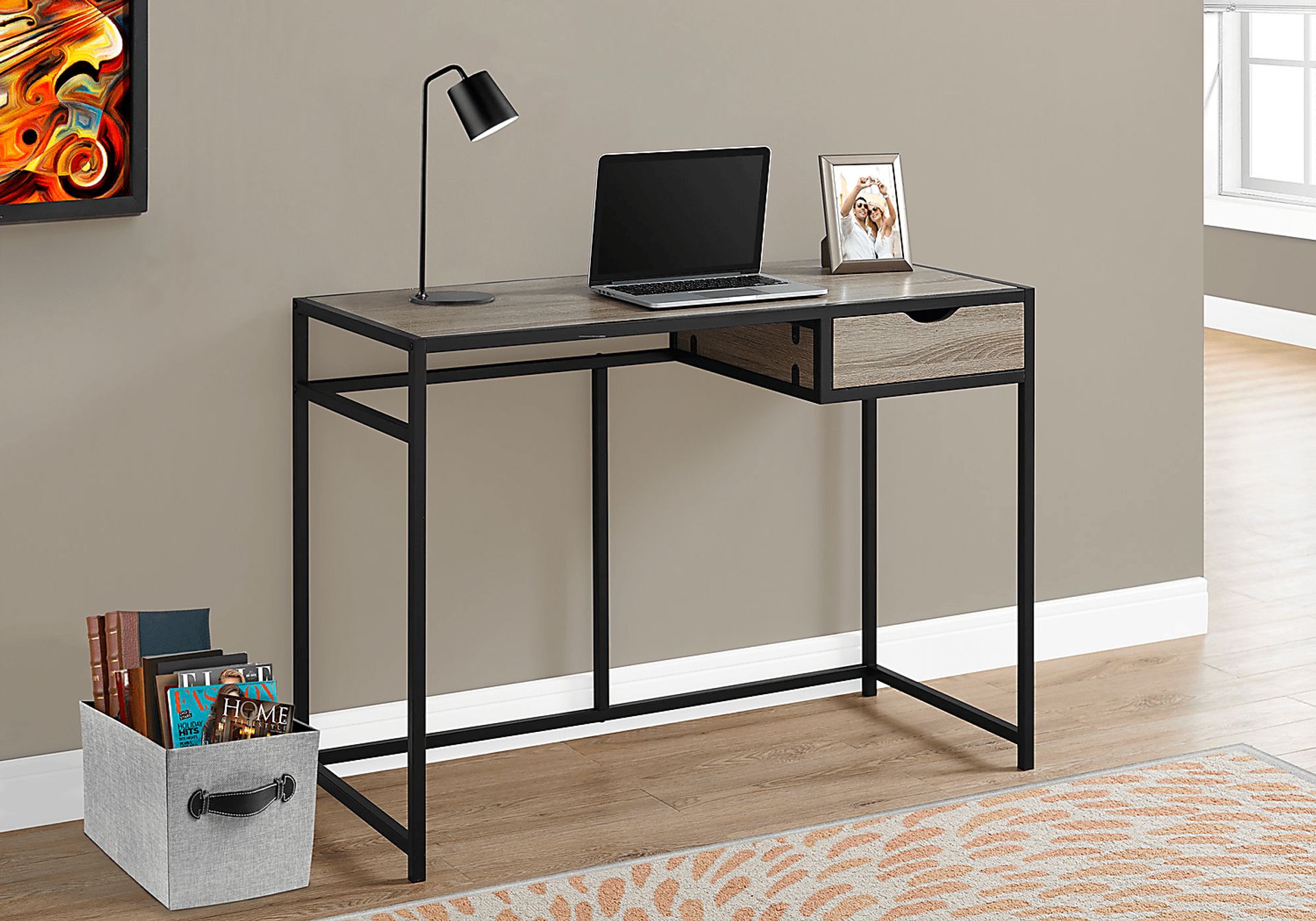 Mazelife Taupe Desk - Image 2
