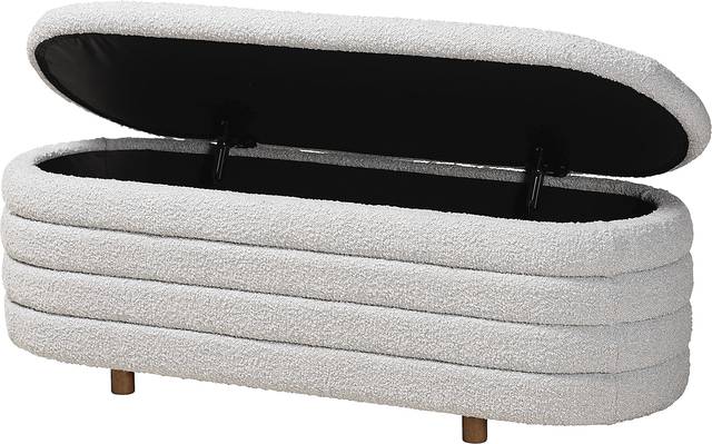 Mazeppa Light Gray Accent Bench - Thumbnail - Image 5