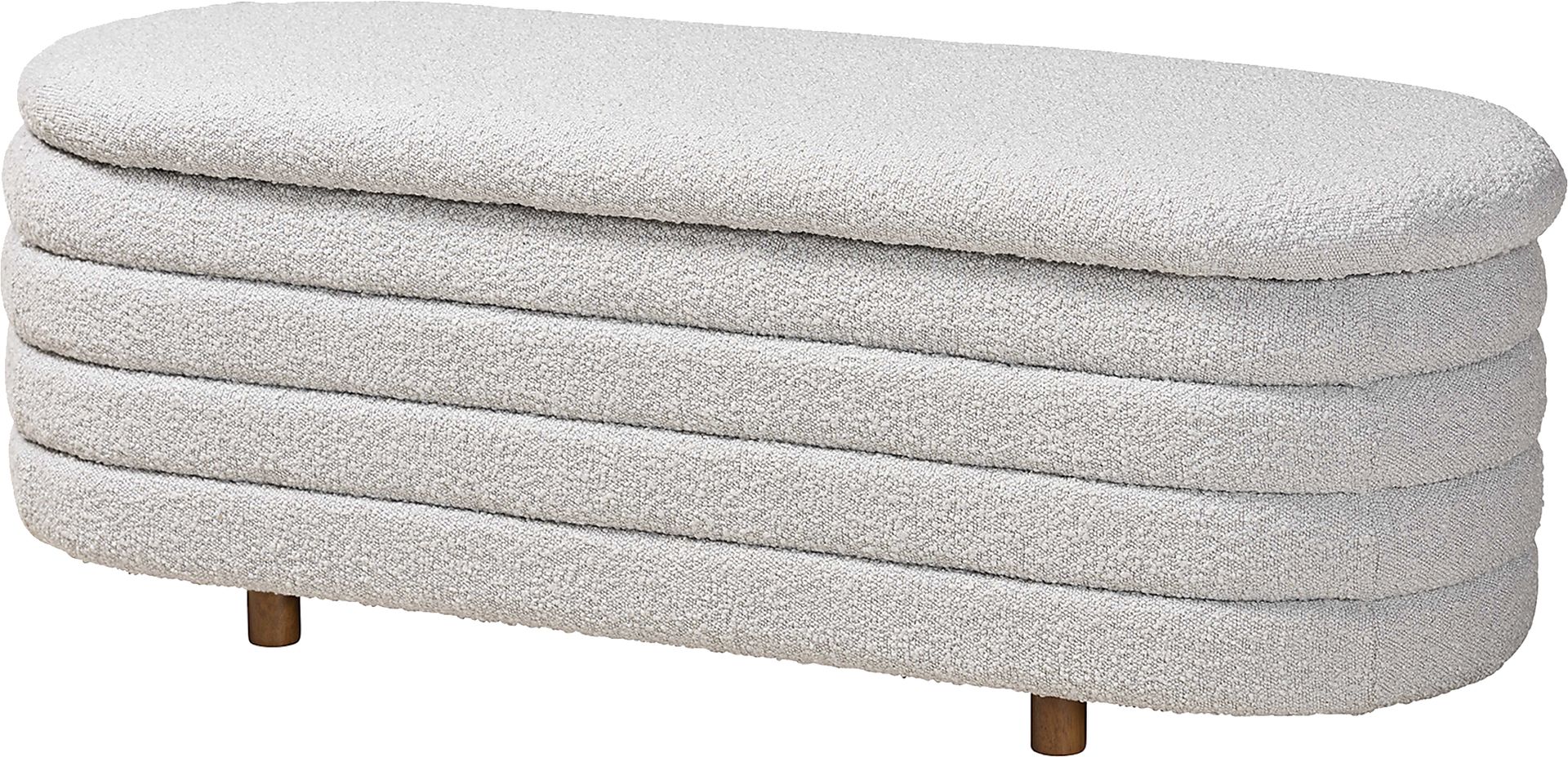 Mazeppa Light Gray Accent Bench - Image 1