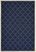 Maziah Navy 6'7 x 9'6 Indoor/Outdoor Rug