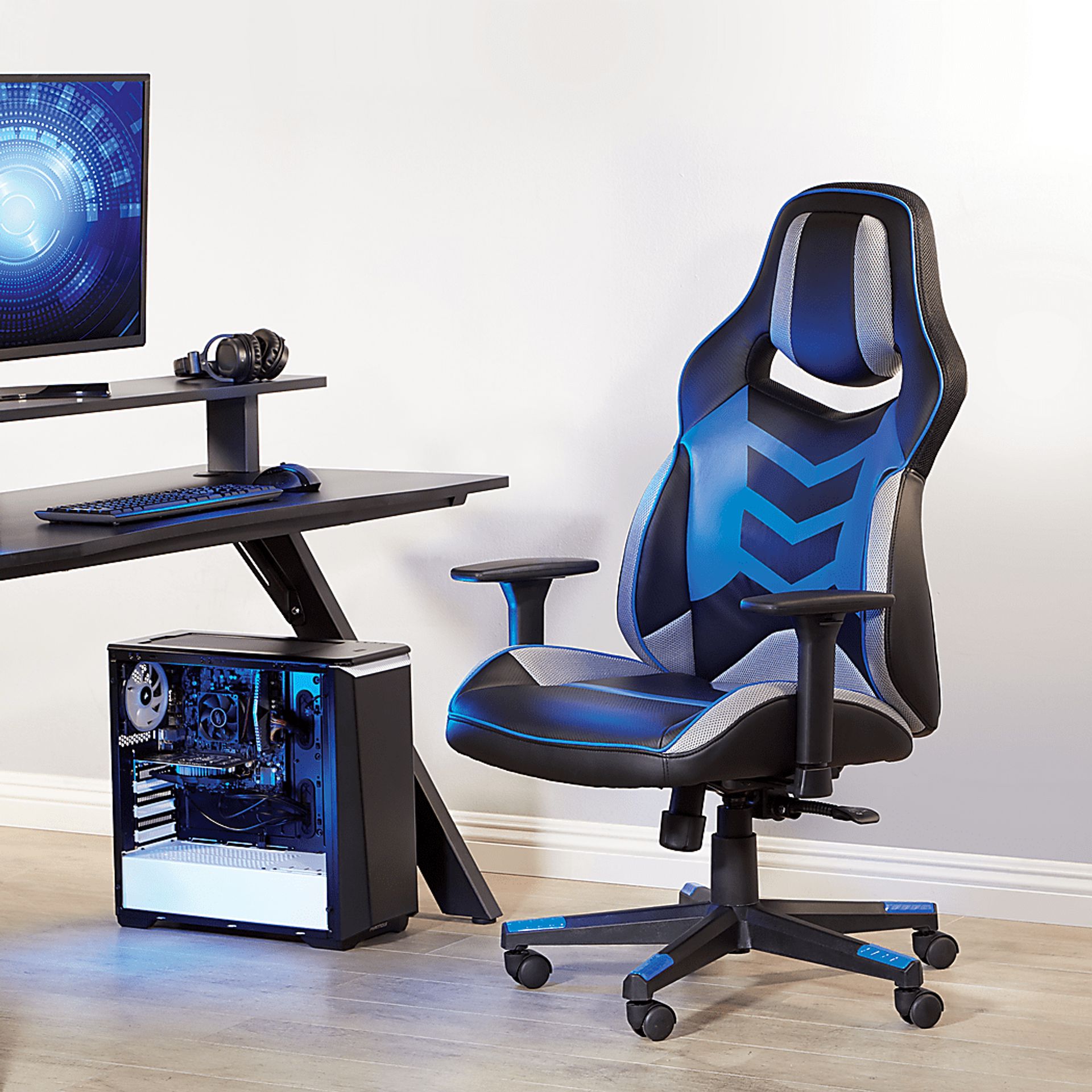 Mazikeen Blue Gaming Chair - Image 13