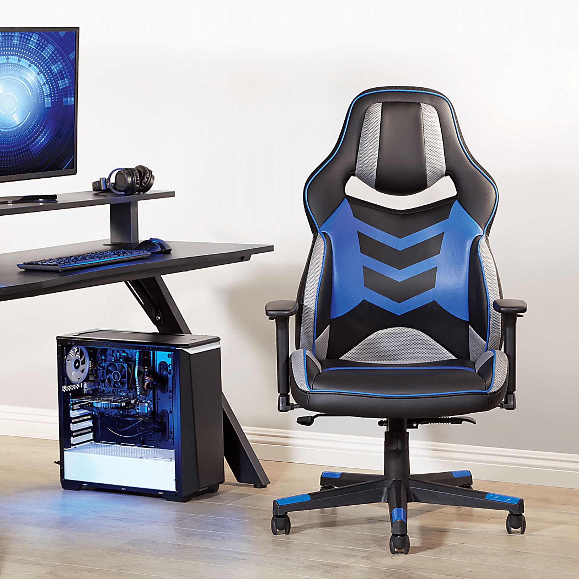 Mazikeen Blue Gaming Chair - Image 14