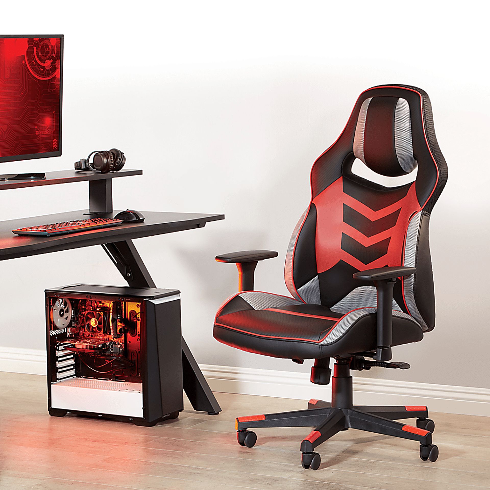 Mazikeen Red Gaming Chair - Image 13