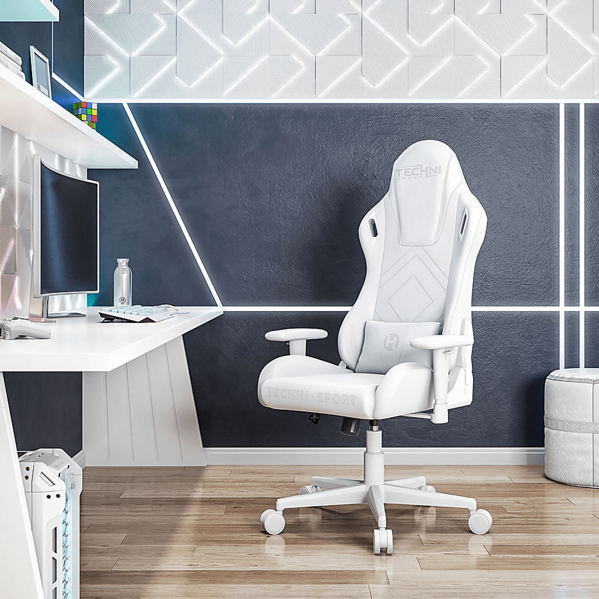 Mazroz White Gaming Chair - Image 12