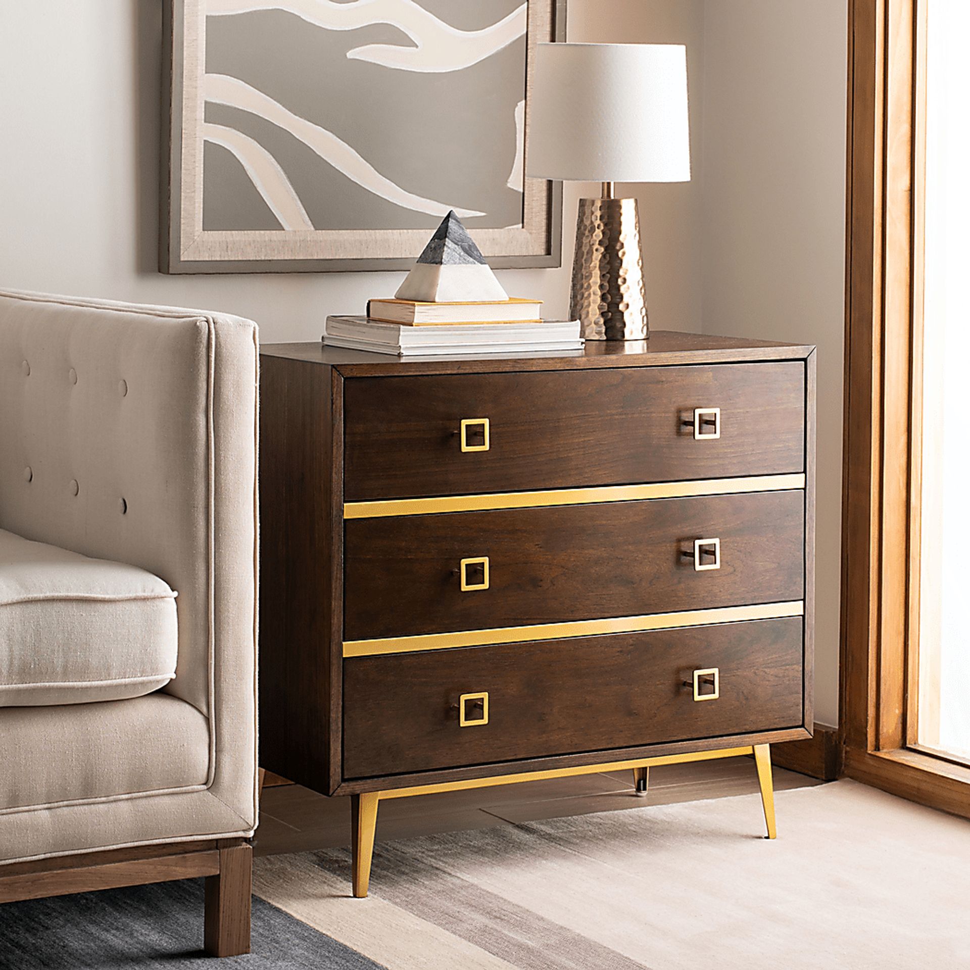 Mazyck Walnut Accent Cabinet - Image 2