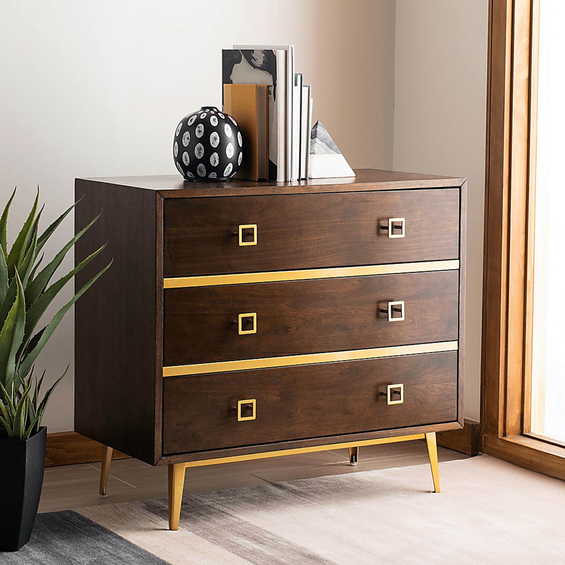 Mazyck Walnut Accent Cabinet - Image 3