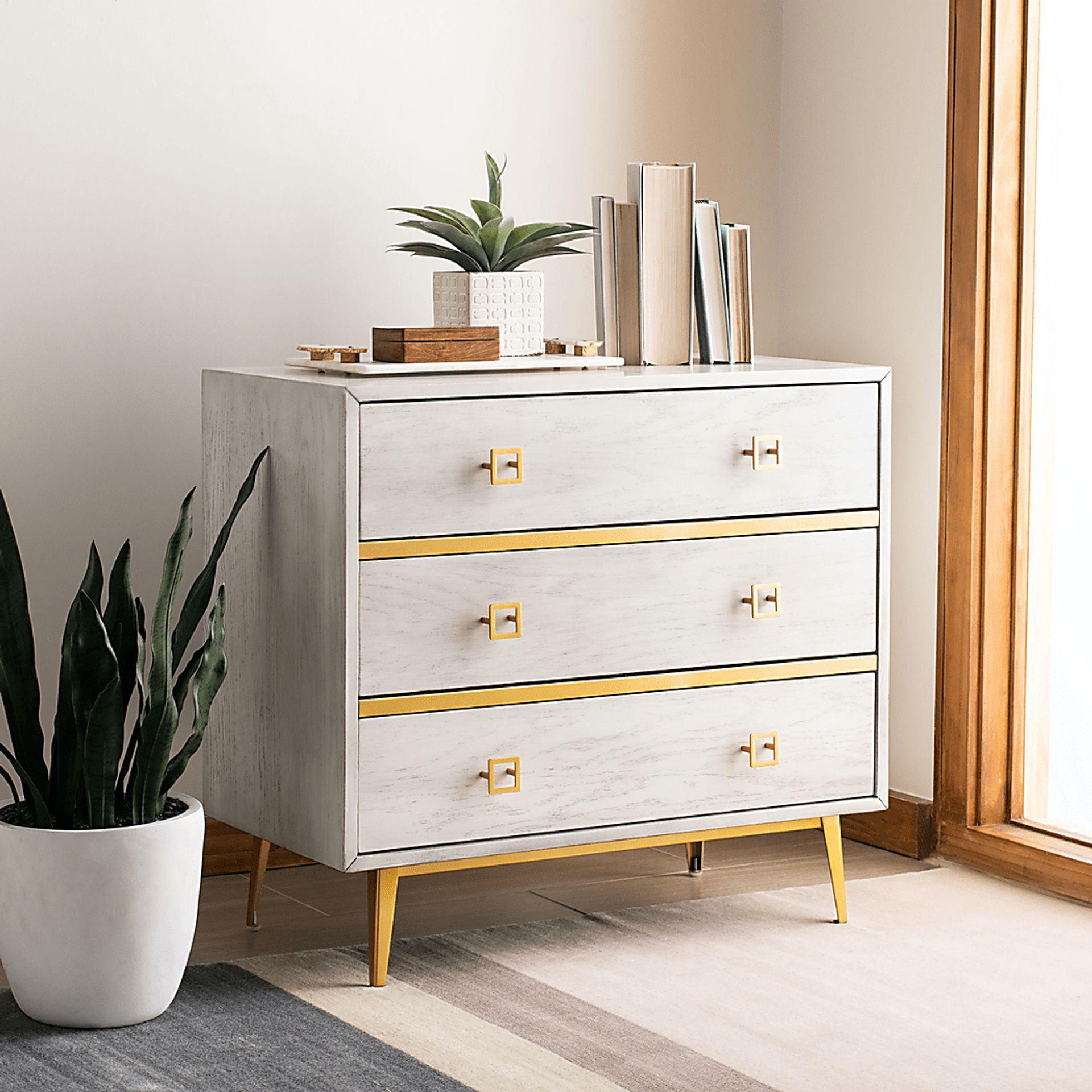 Mazyck White Accent Cabinet - Image 4