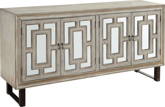 Mcalpine Beige Credenza - Thumbnail - Image 1