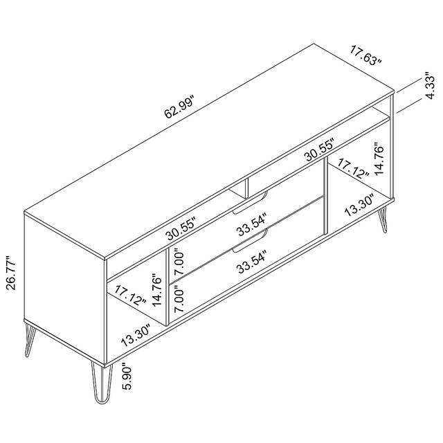 Mcbean Black 63 in. Console - Thumbnail - Image 12