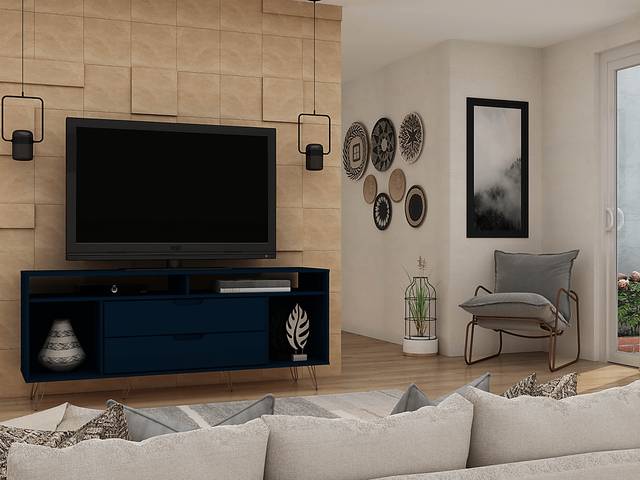 Mcbean Blue 63 in. Console - Thumbnail - Image 9