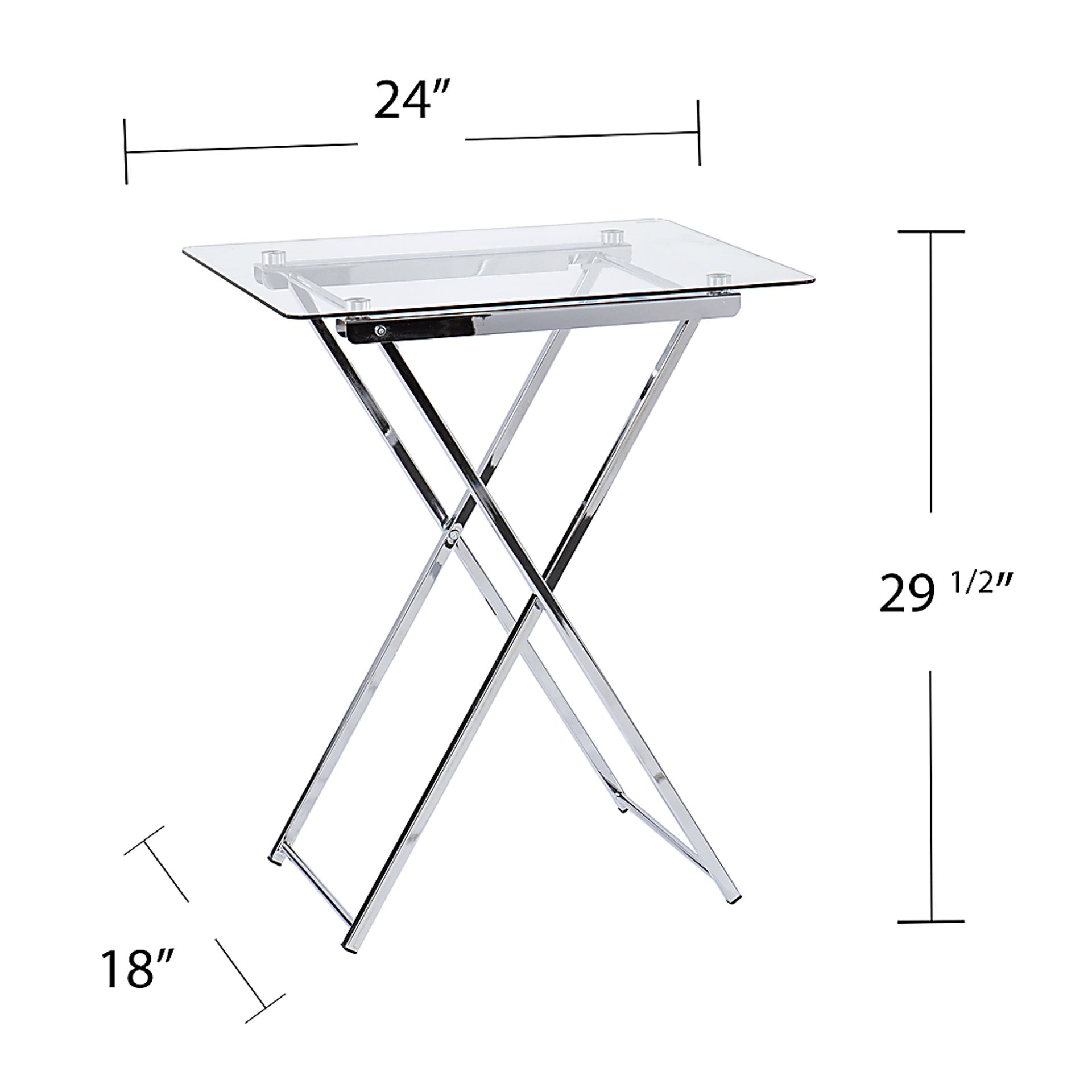 Mcbrine Chrome Accent Table - Image 6