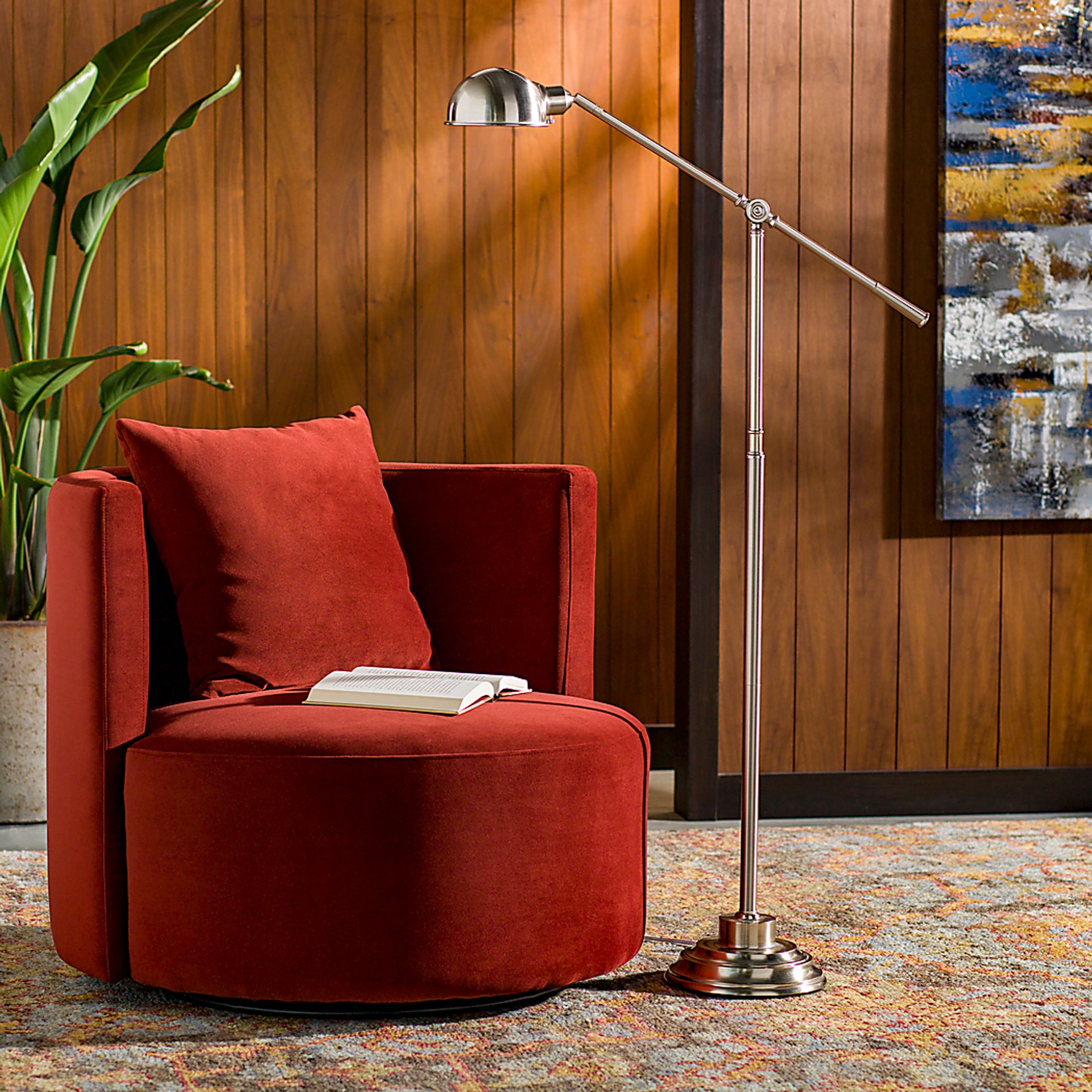 Mccain Land Silver Floor Lamp - Image 2