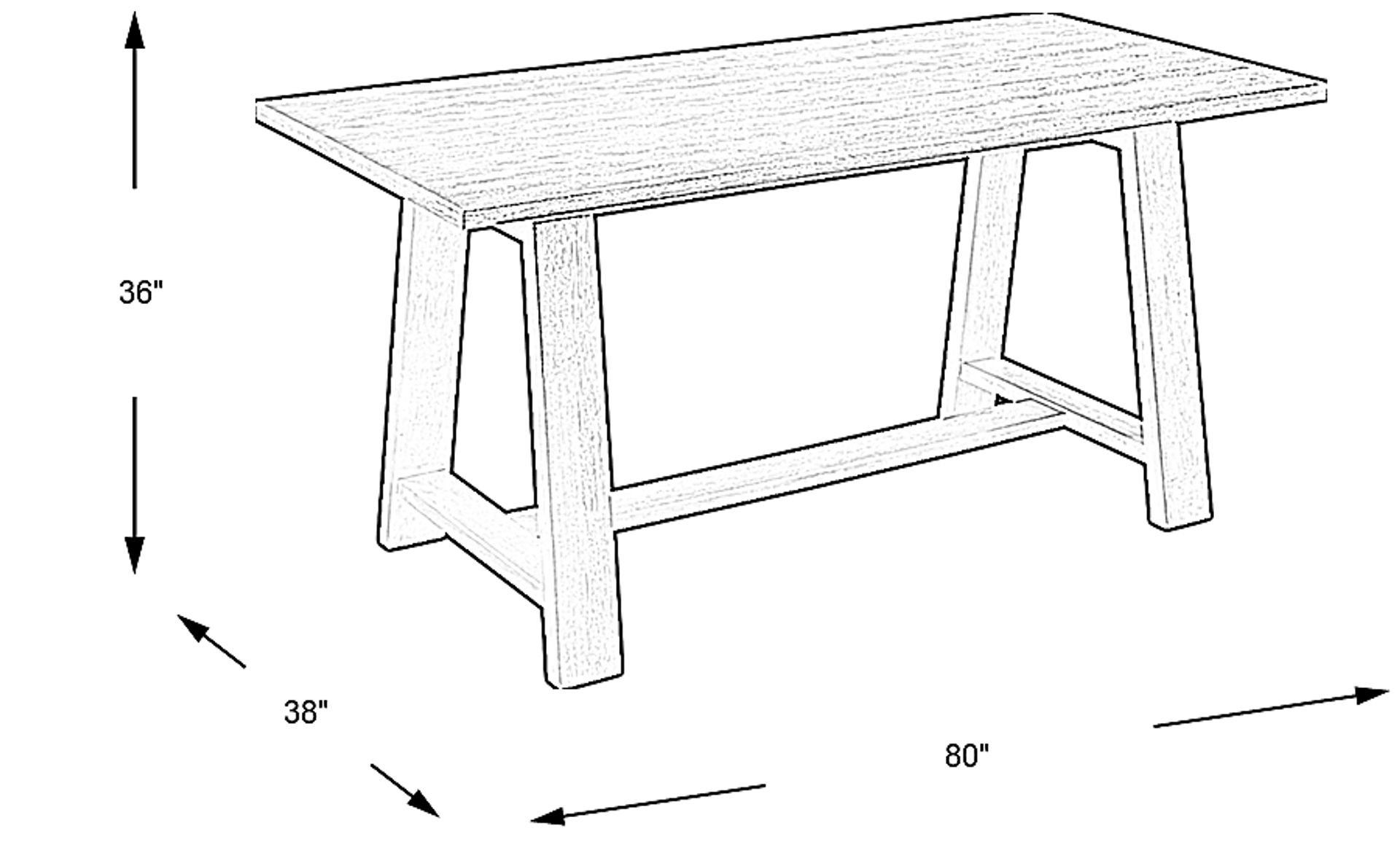 Dimension Image. Please refer to the Dimension Tab on this page for dimension details.