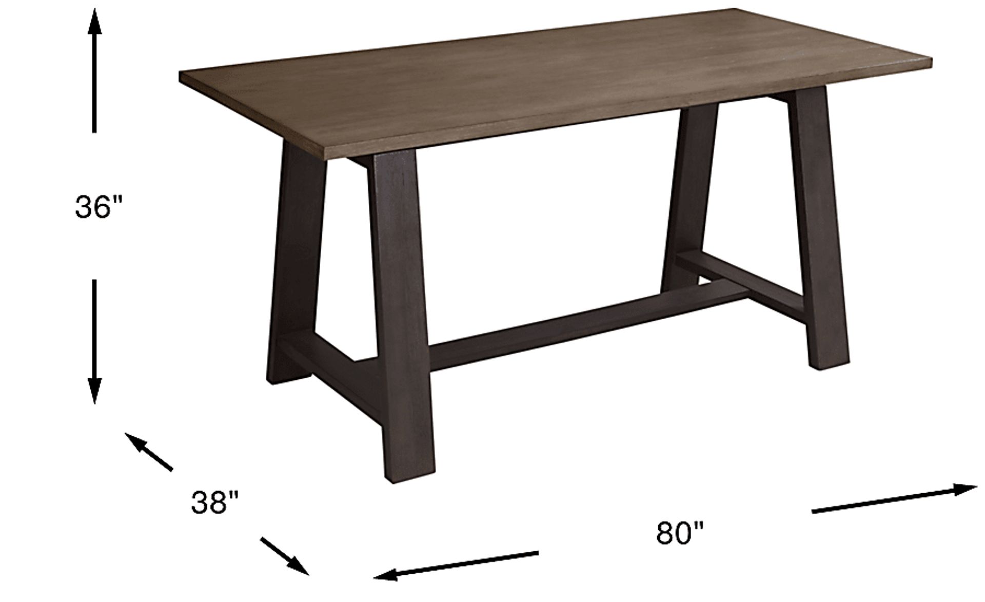 Dimension Image. Please refer to the Dimension Tab on this page for dimension details.