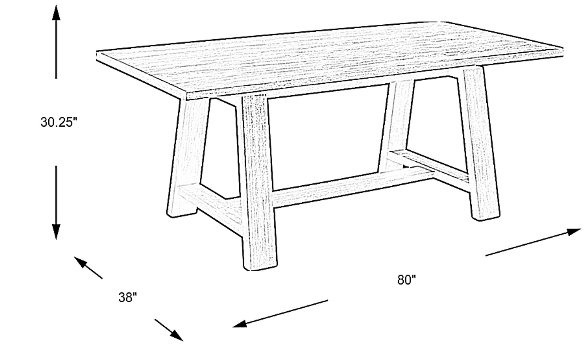 Dimension Image. Please refer to the Dimension Tab on this page for dimension details.