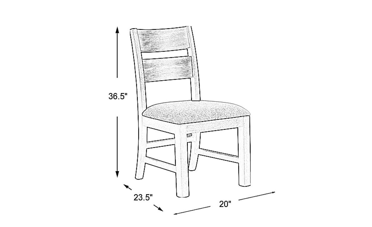 McCallum Walnut Side Chair - Rooms To Go