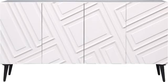 Mccarrell White Credenza - Thumbnail - Image 3