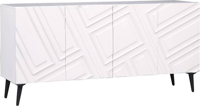 Mccarrell White Credenza - Thumbnail - Image 1
