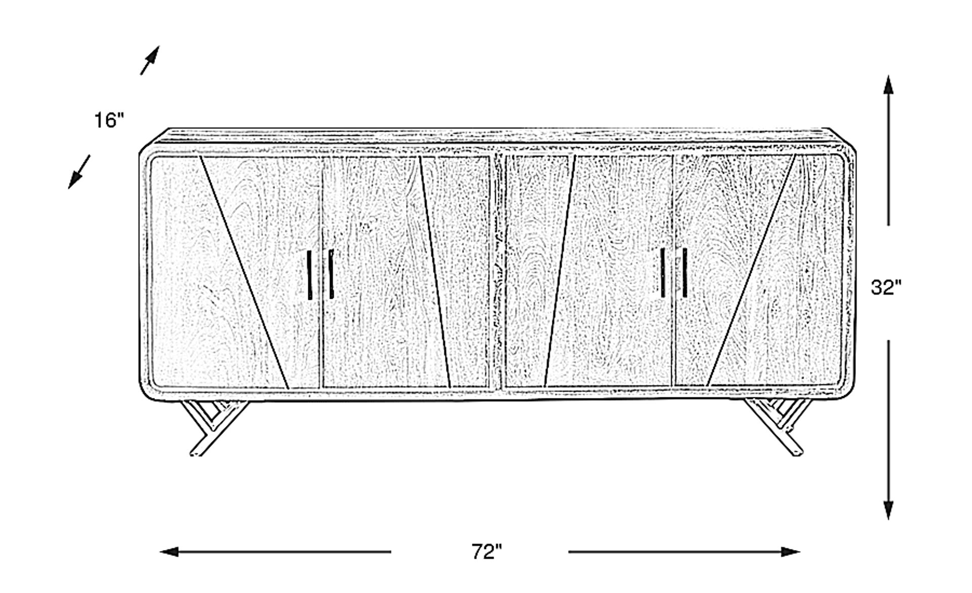 Dimension Image. Please refer to the Dimension Tab on this page for dimension details.