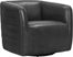 Mcclaine Leather Swivel Accent Chair