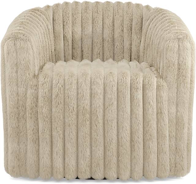 McCord Beige Swivel Chair - Thumbnail - Image 2
