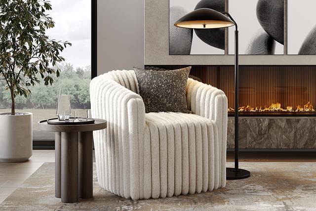 McCord Gray Swivel Chair - Thumbnail - Image 3