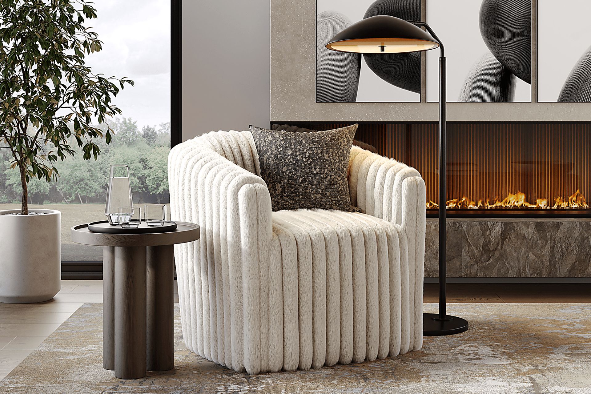 McCord Gray Swivel Chair - Image 3