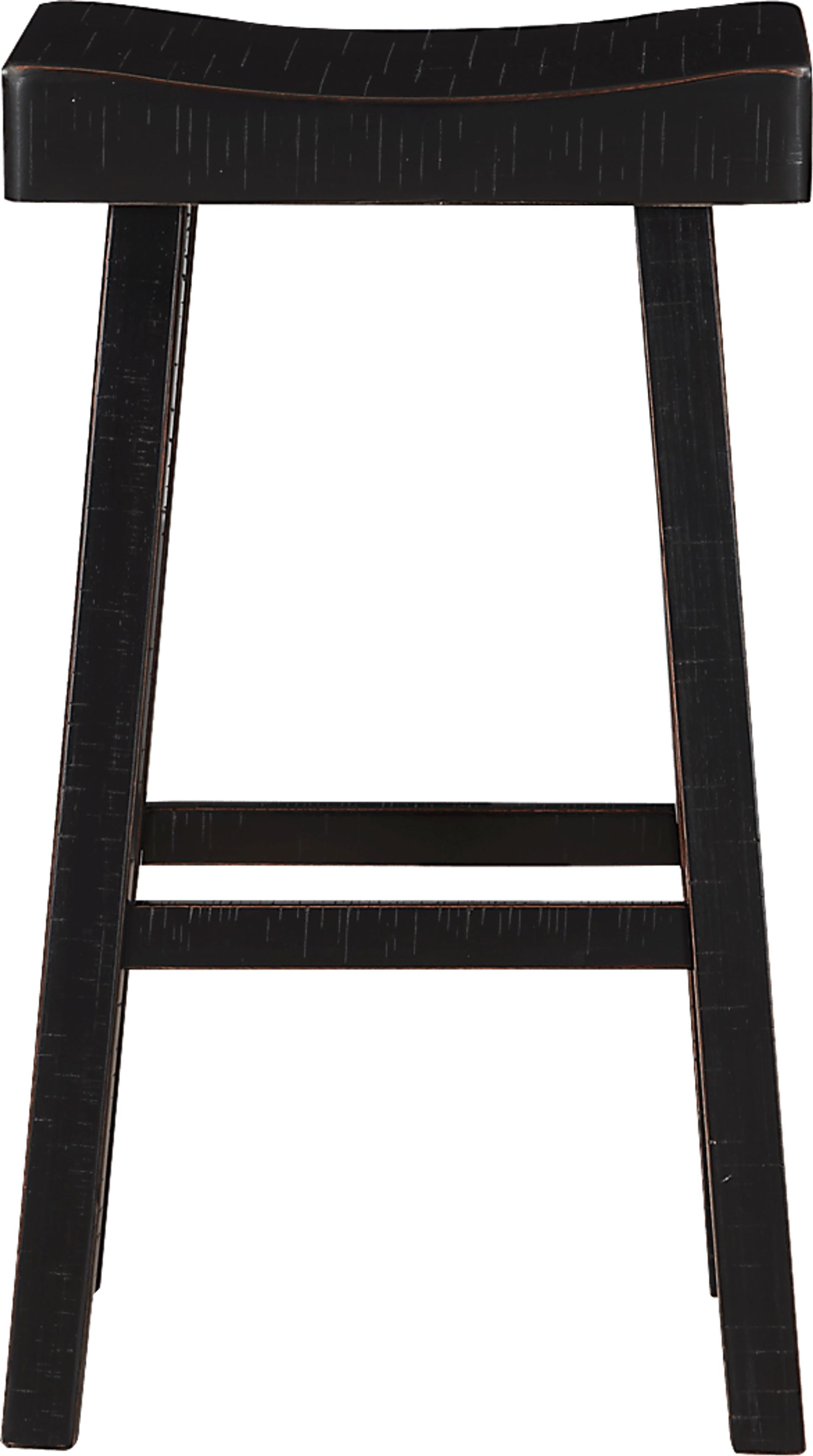 Mcewen Black Bar Stool, Set of 2 - Image 3