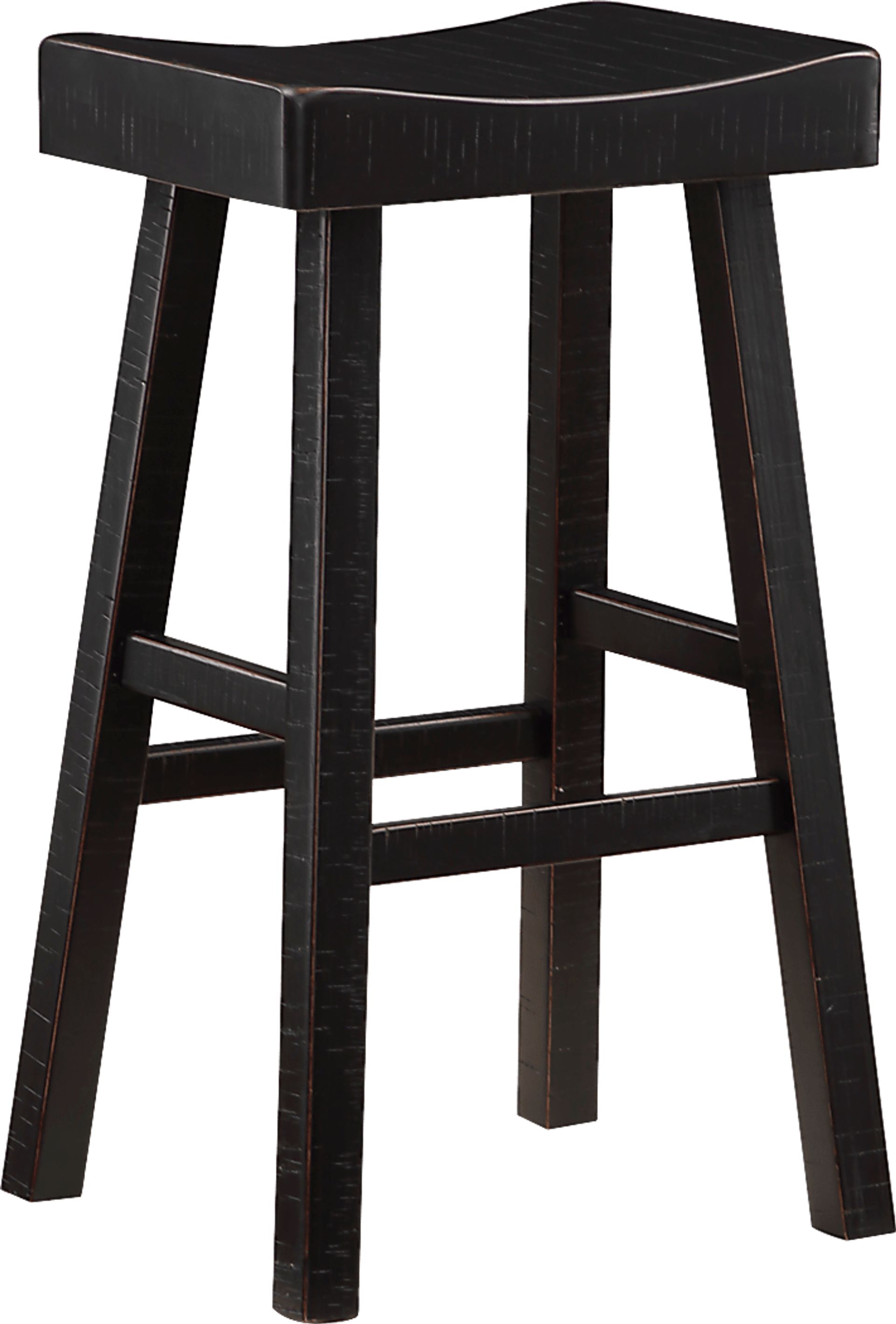 Mcewen Black Bar Stool, Set of 2 - Image 4