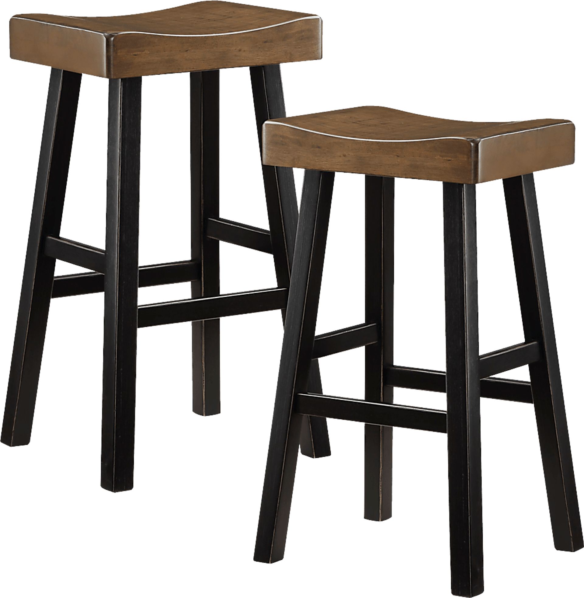 Mcewen Brown Bar Stool, Set of 2 - Image 1